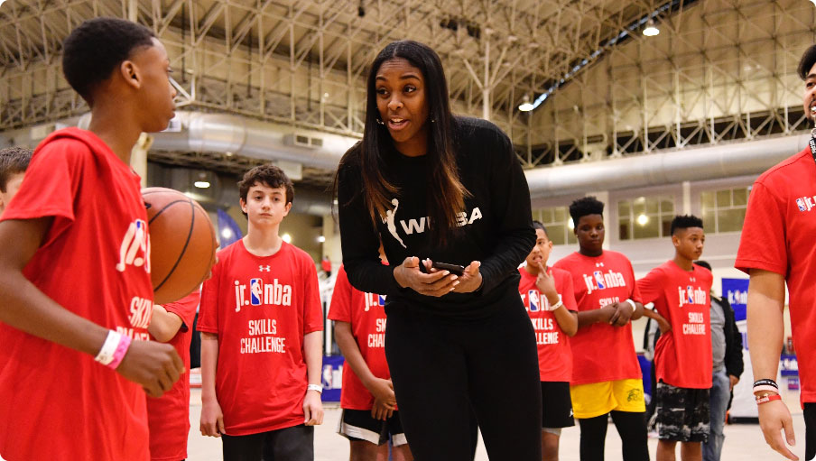 Le programme jeunesse Junior NBA initie les enfants au basketball